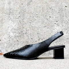Lara pumps met croco-design – elegant, comfortabel & voor elke gelegenheid