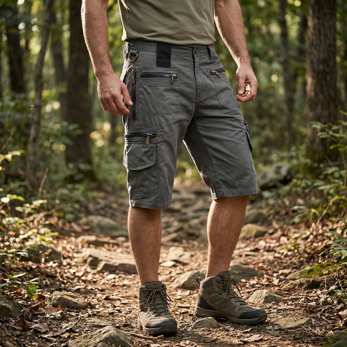 Sneldrogende outdoorshort met regular fit