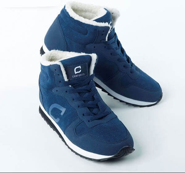Warme herenschoenen met gevoerd binnenwerk