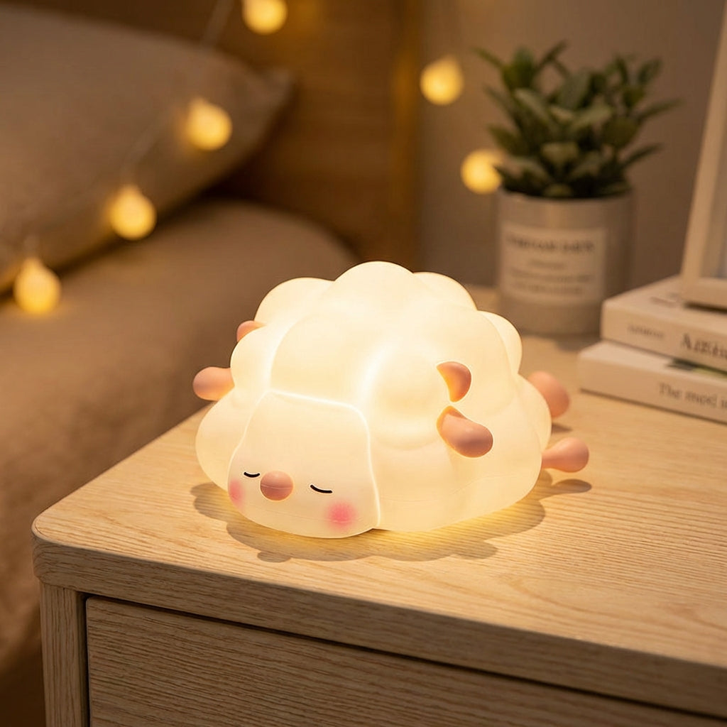 Zacht lichtgevende nachtlamp