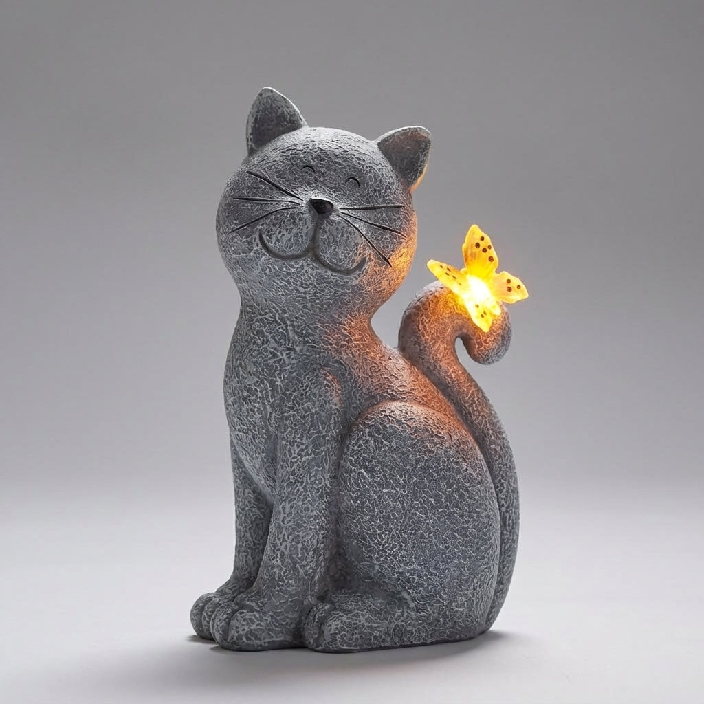 Tuinfiguur op zonne-energie