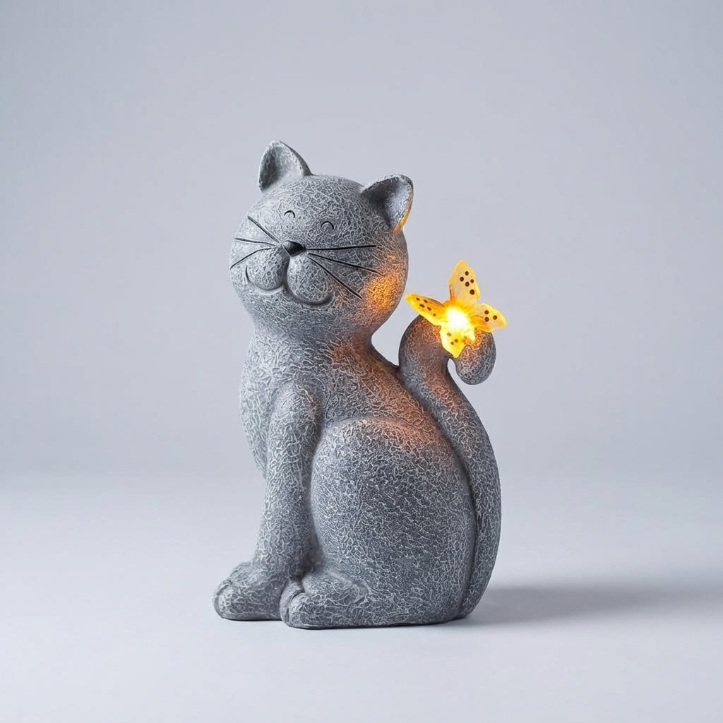 Tuinfiguur op zonne-energie