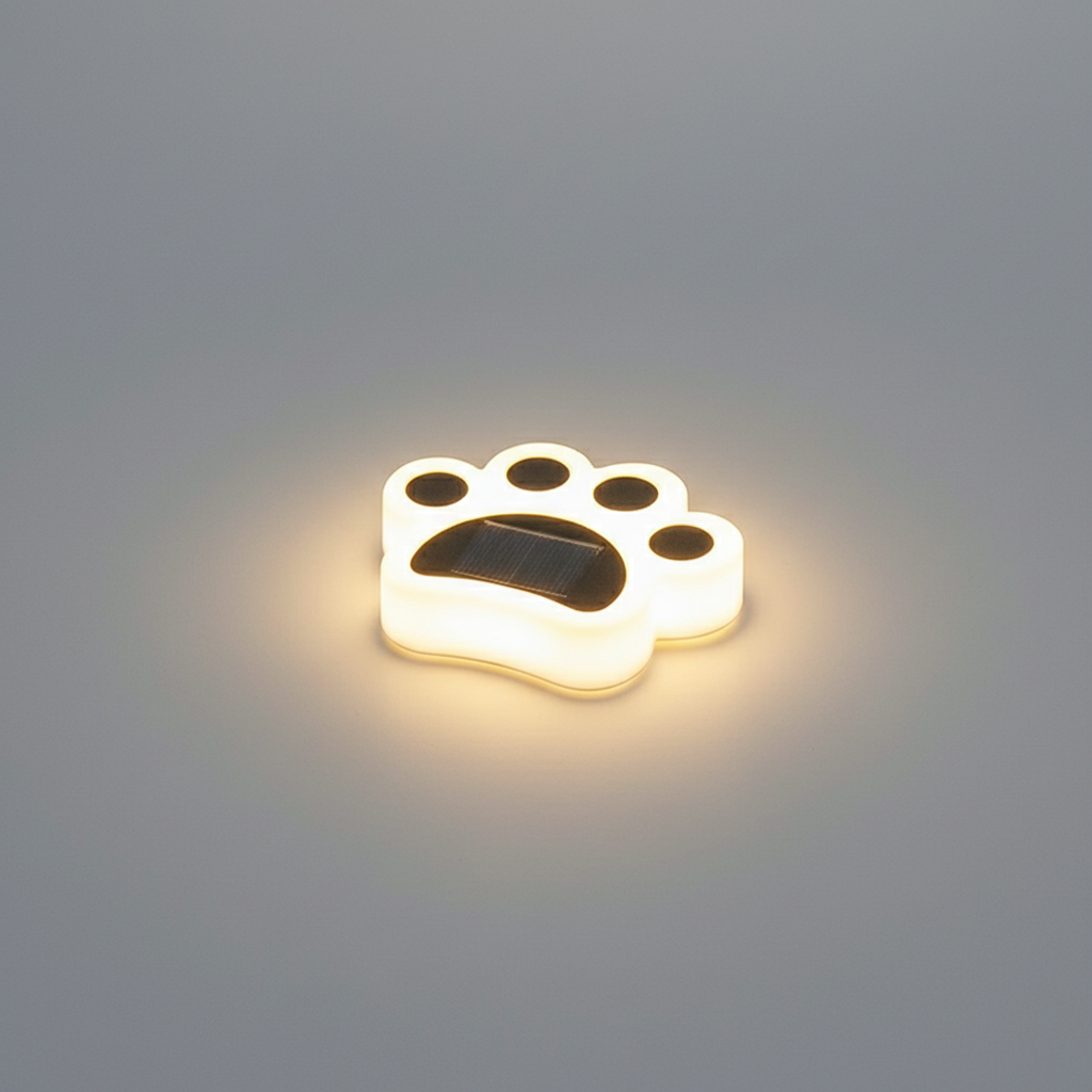 Op zonne-energie werkende tuinlamp