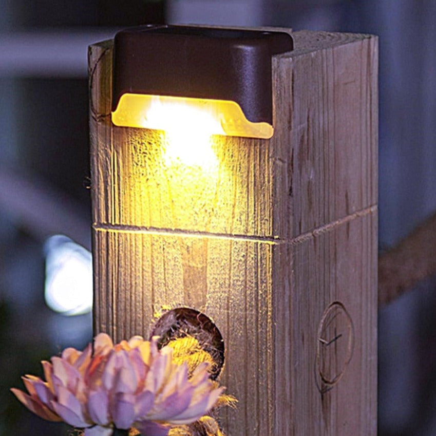 Op zonne-energie werkende led-trapverlichting