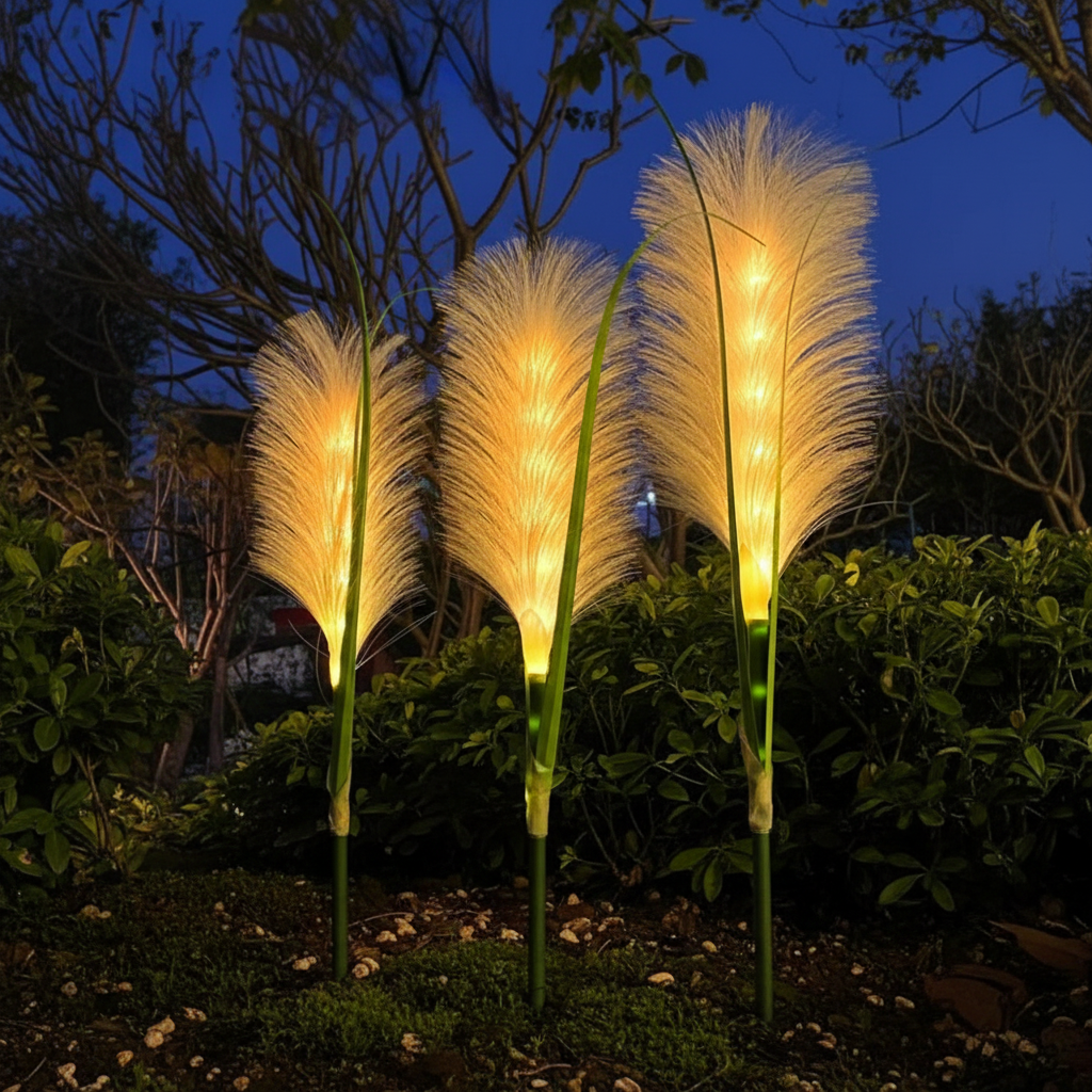 Op zonne-energie aangedreven tuinlamp