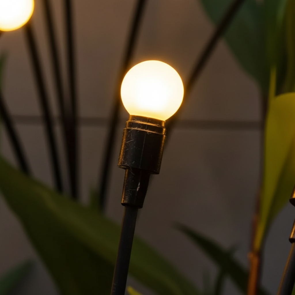 Op zonne-energie werkende led-tuinlamp