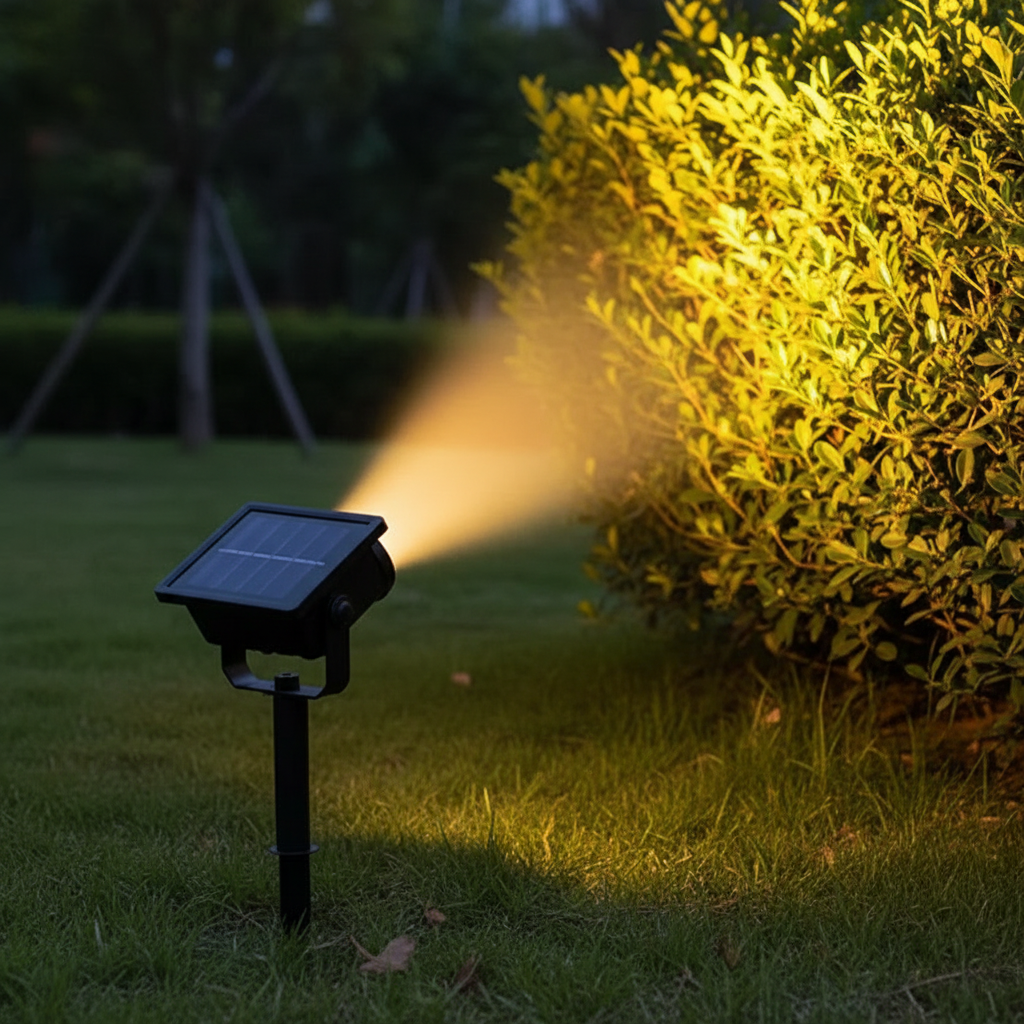 Solar tuinspot met paal