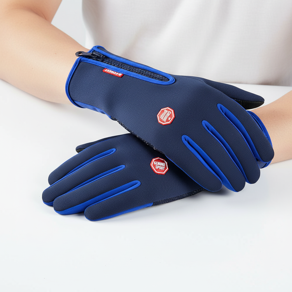 Spatwaterdichte handschoenen met rits — afbeelding 21