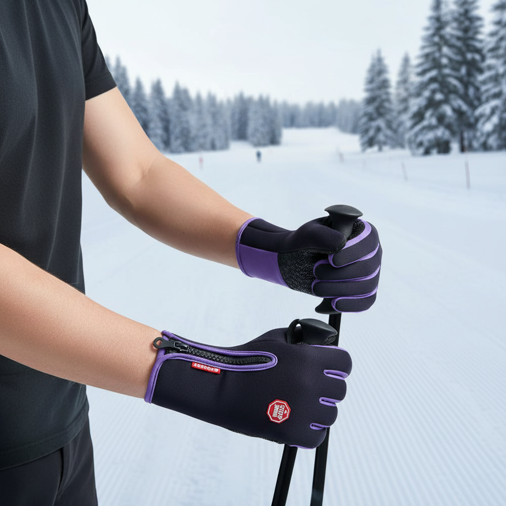 Spatwaterdichte handschoenen met rits
