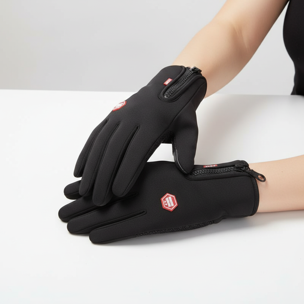 Spatwaterdichte handschoenen met rits
