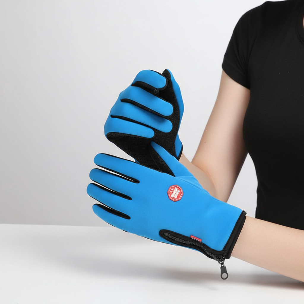Spatwaterdichte handschoenen met rits — afbeelding 17