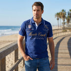 Sportief-elegant poloshirt met kraag