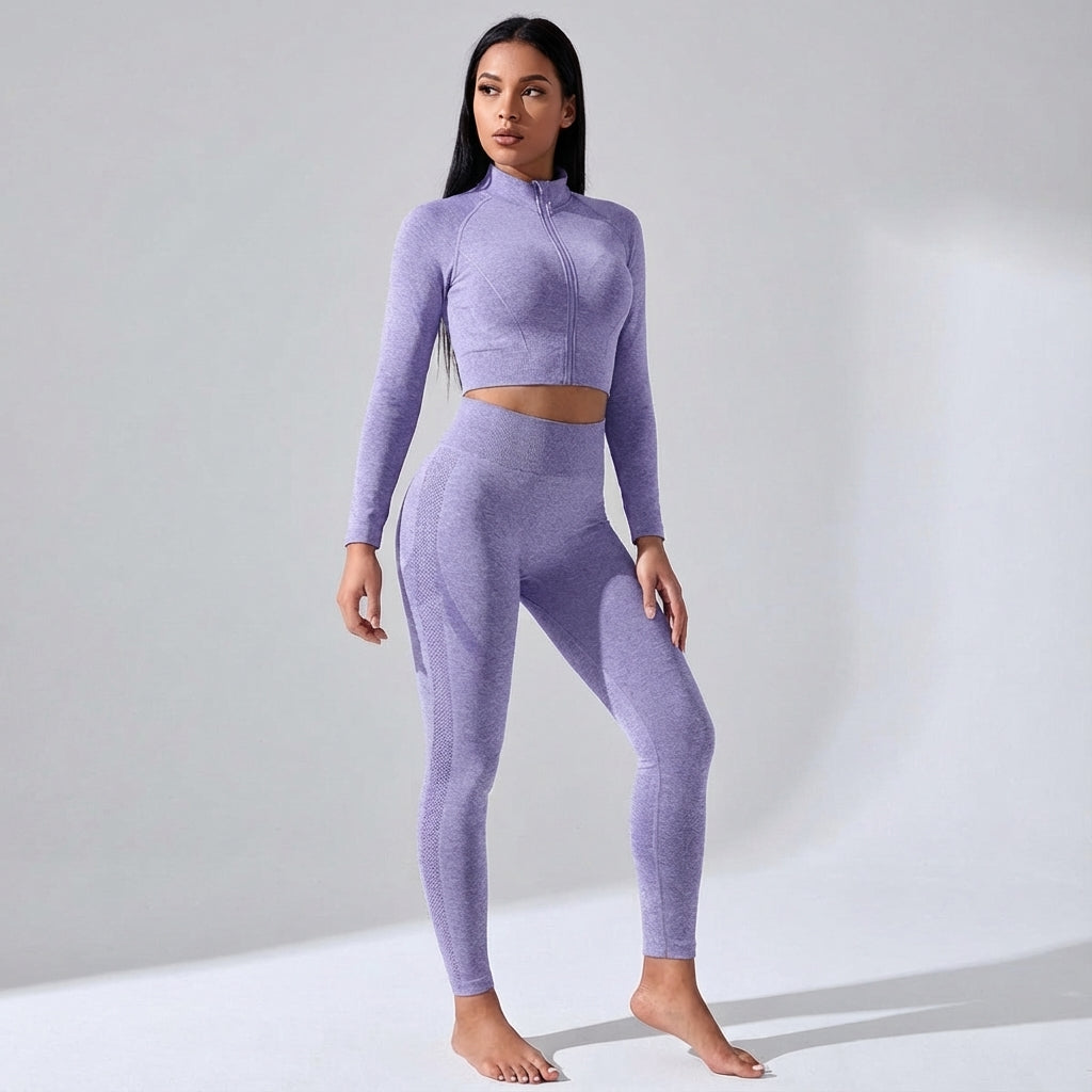 Sportset crop top en leggings