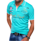Sportief-elegante polo met kraag