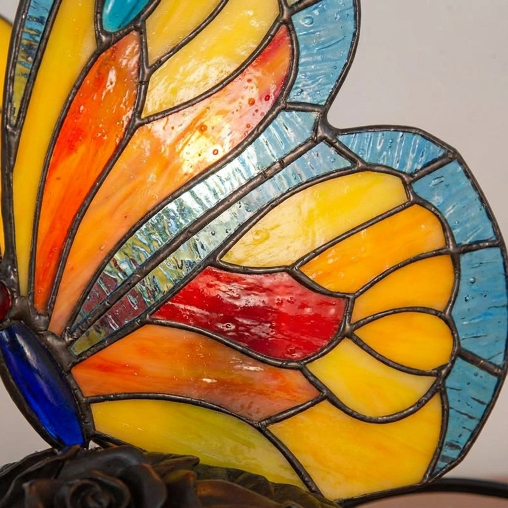 Lamp in glas-in-loodstijl