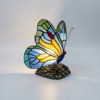 Lamp in glas-in-loodstijl