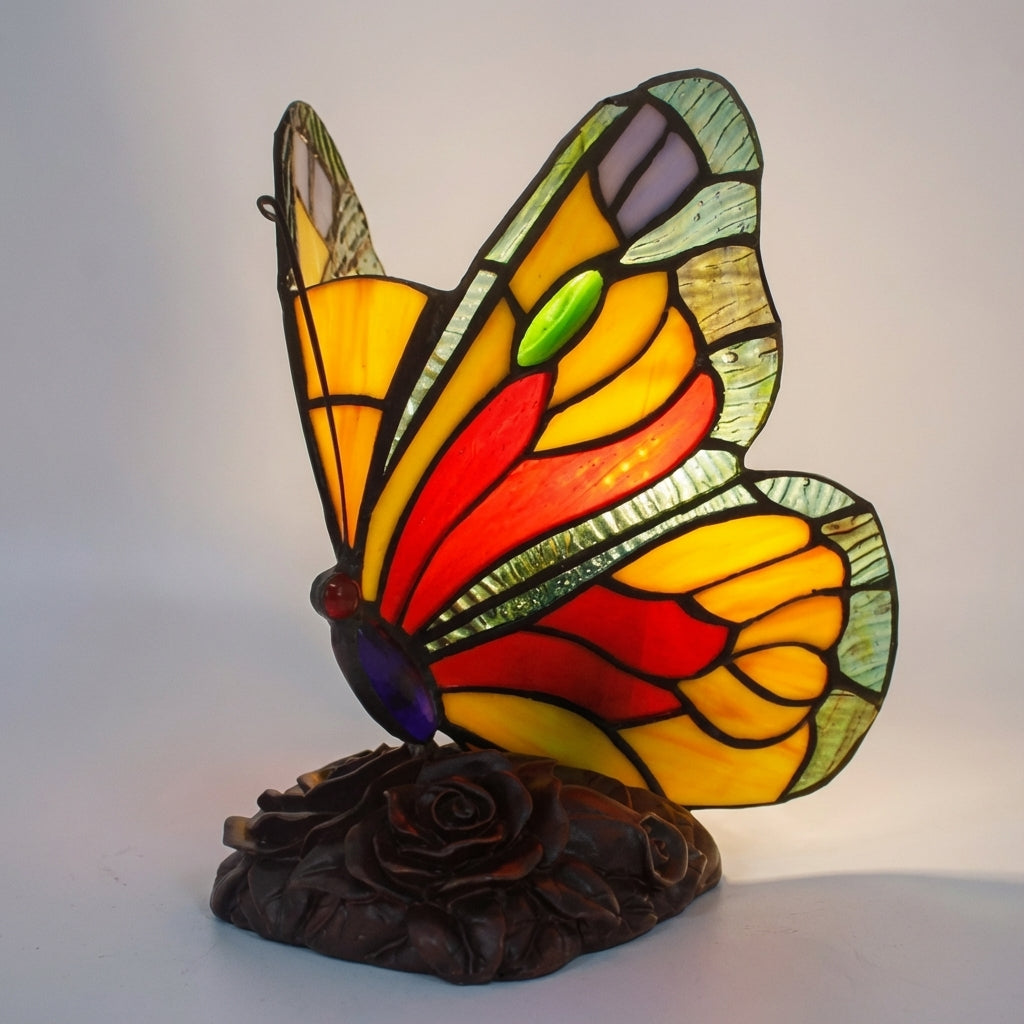 Lamp in glas-in-loodstijl
