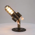 Steampunk-raketten-tafellamp