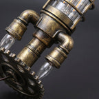 Steampunk-raketten-tafellamp