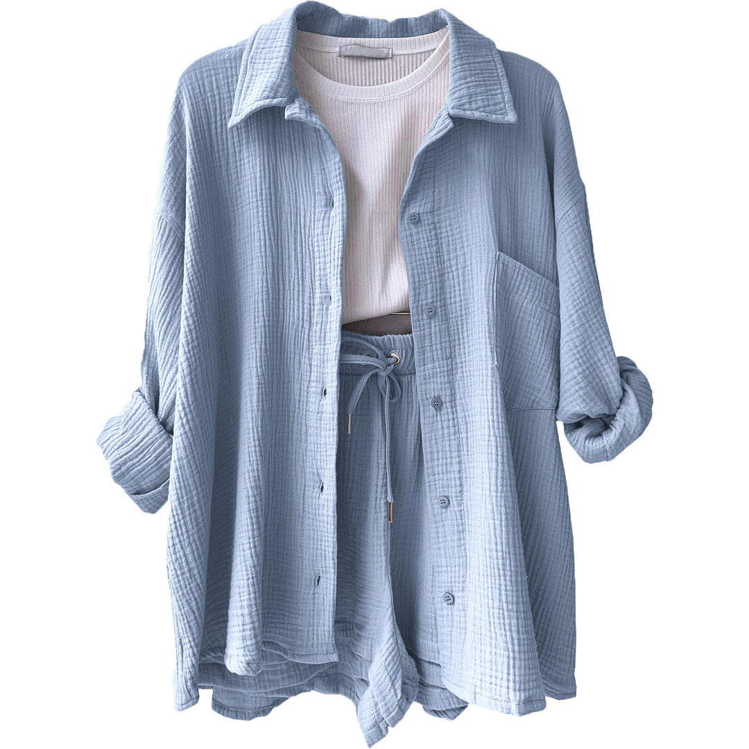 Katoenen zomerset dames