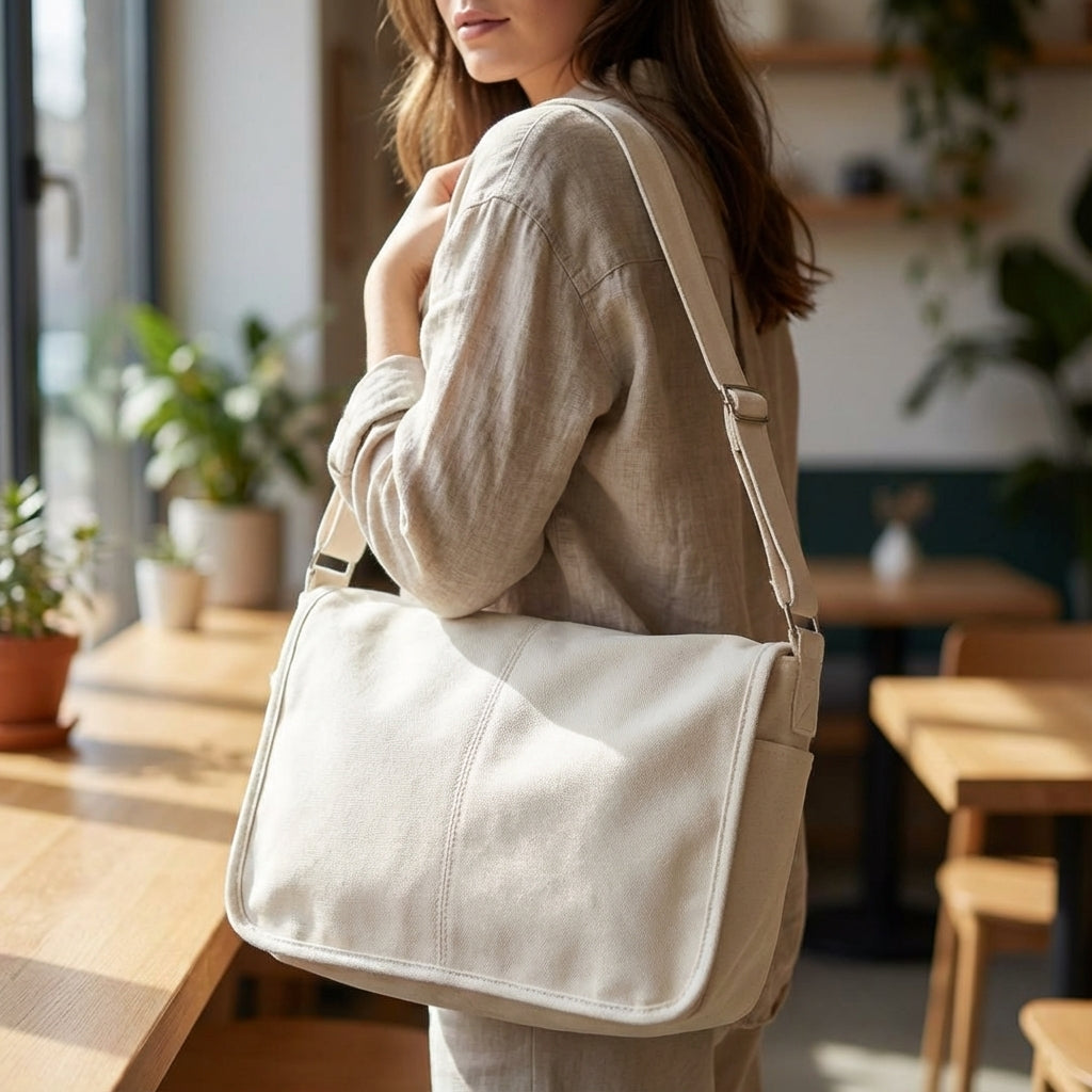 Canvas schoudertas – Elin