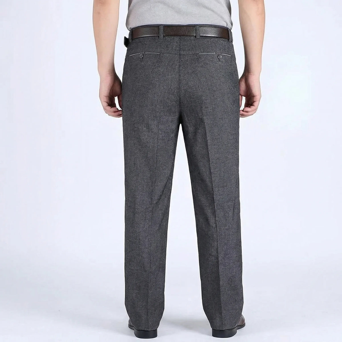 Broek met rekbare tailleband in plusmaten
