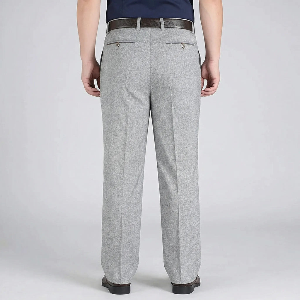 Broek met rekbare tailleband in plusmaten