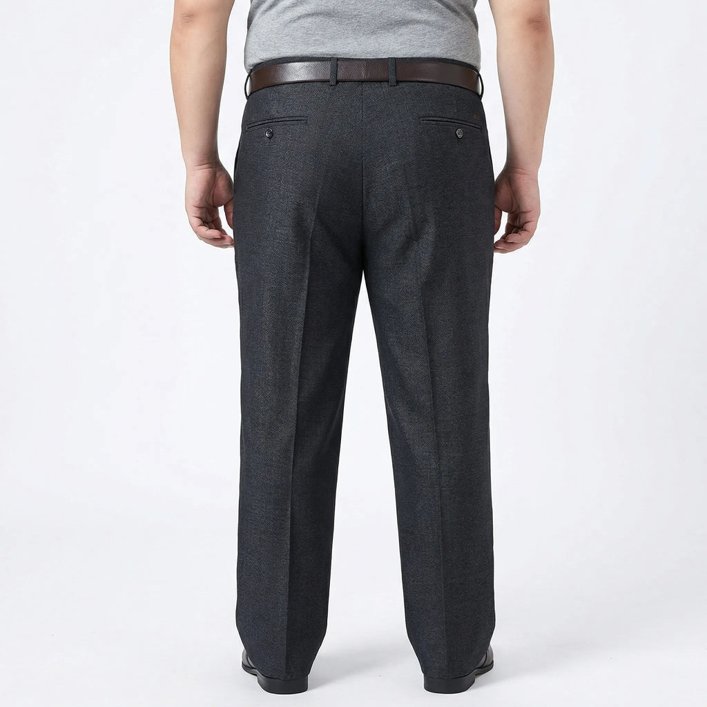 Broek met rekbare tailleband in plusmaten