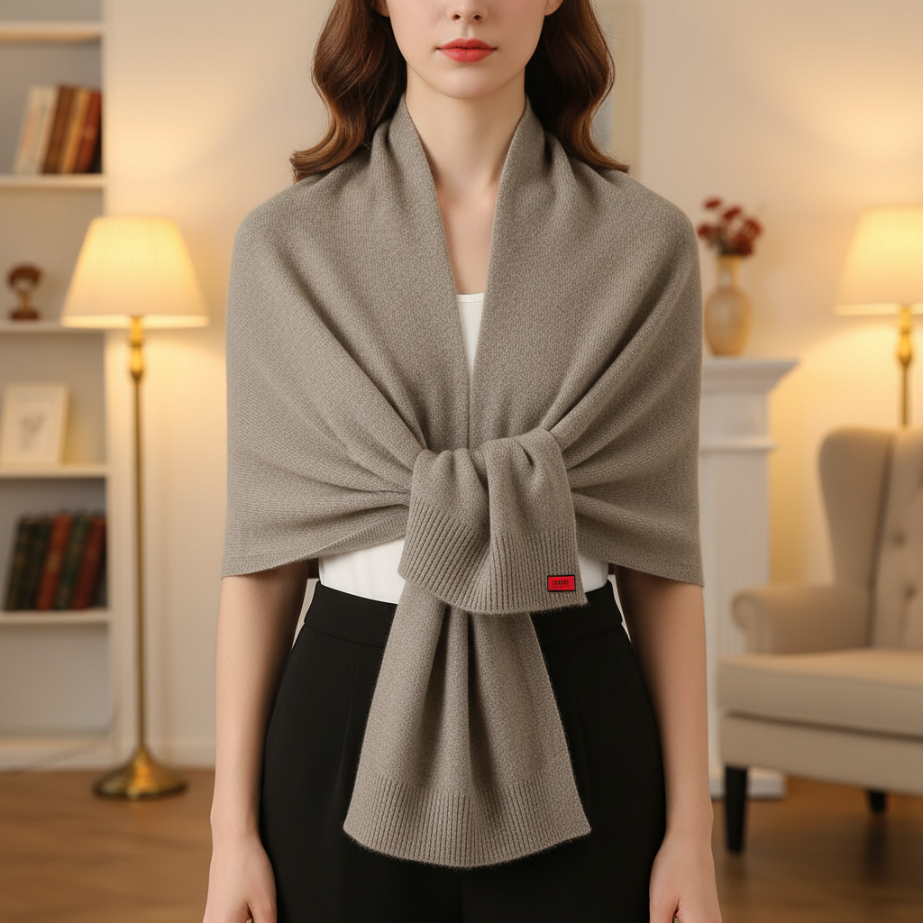 Breiponcho voor dames