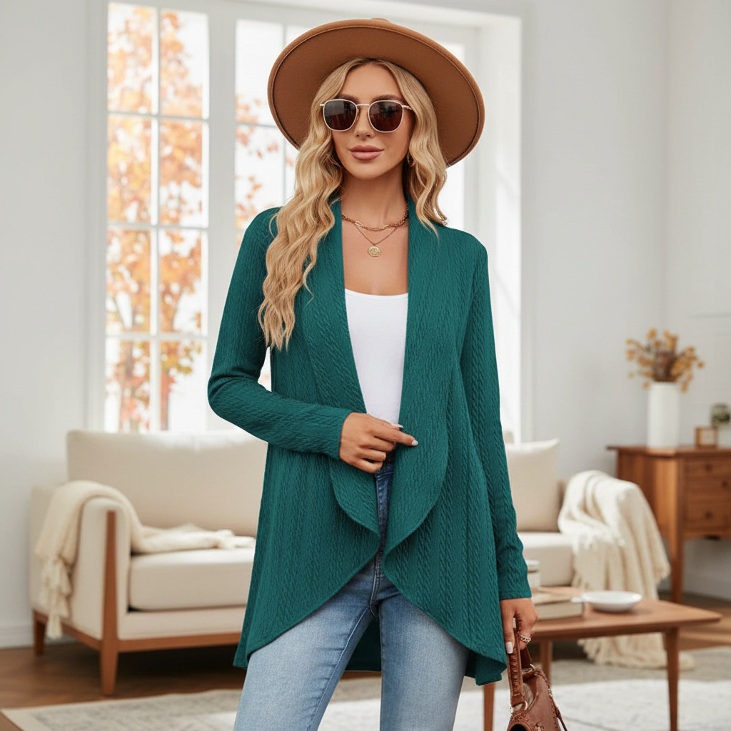 Vest met open voorkant