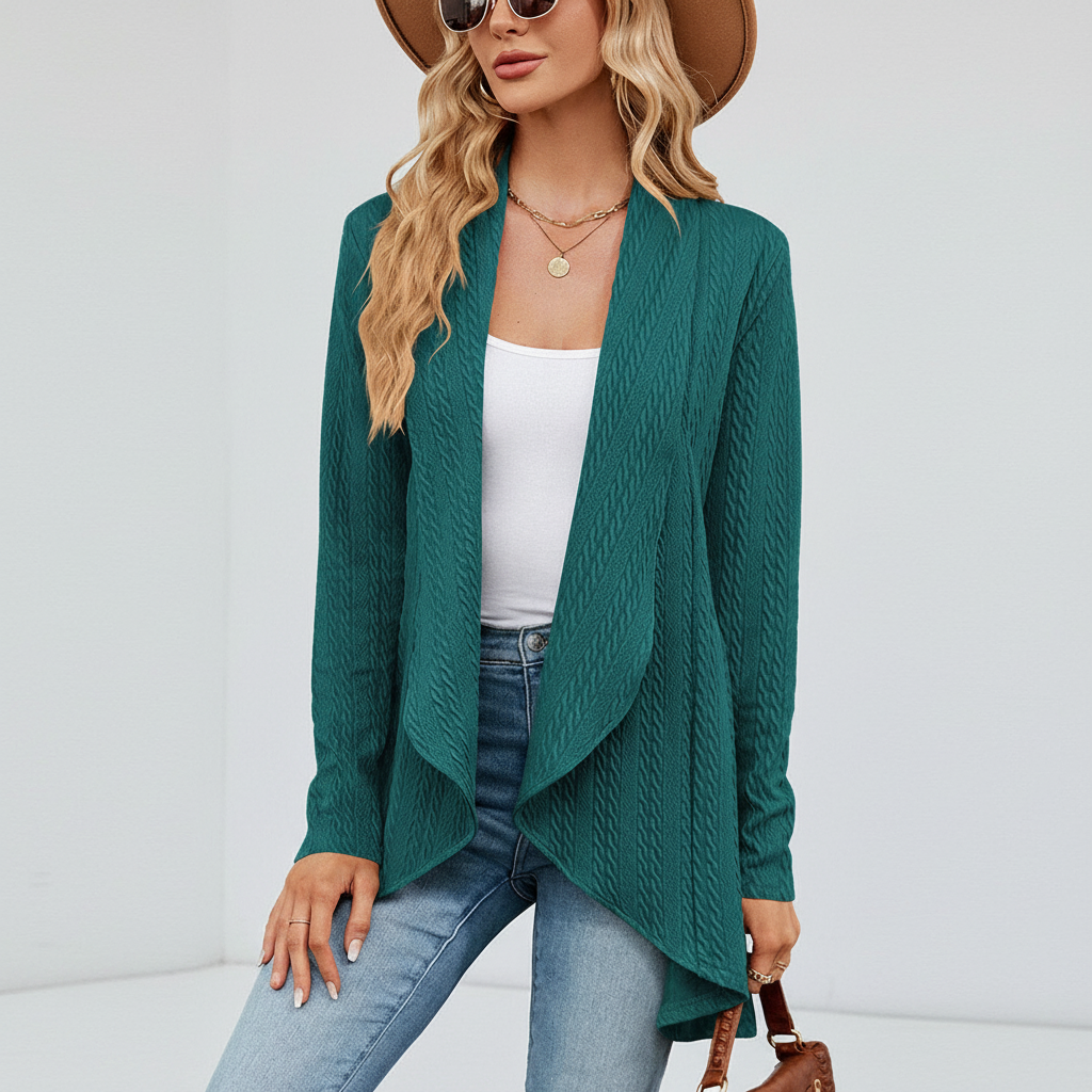 Vest met open voorkant