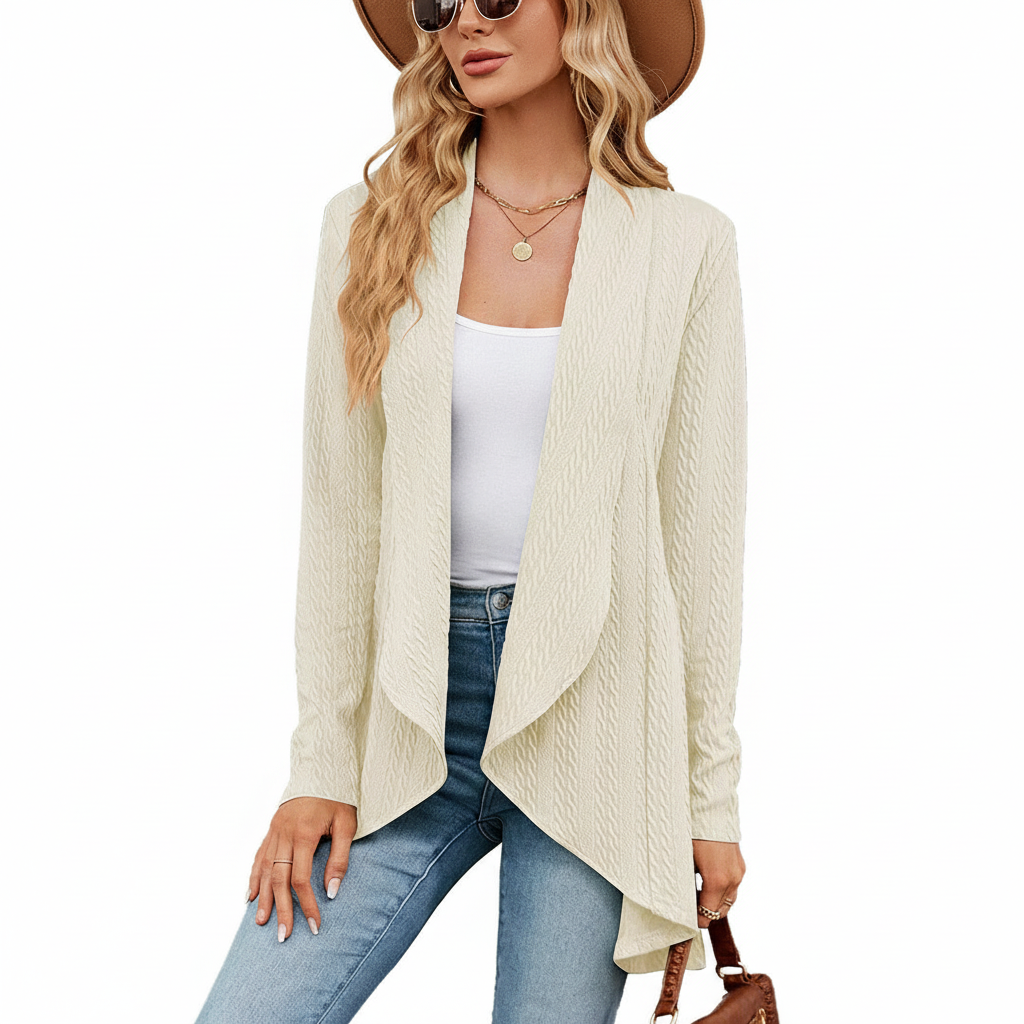 Vest met open voorkant