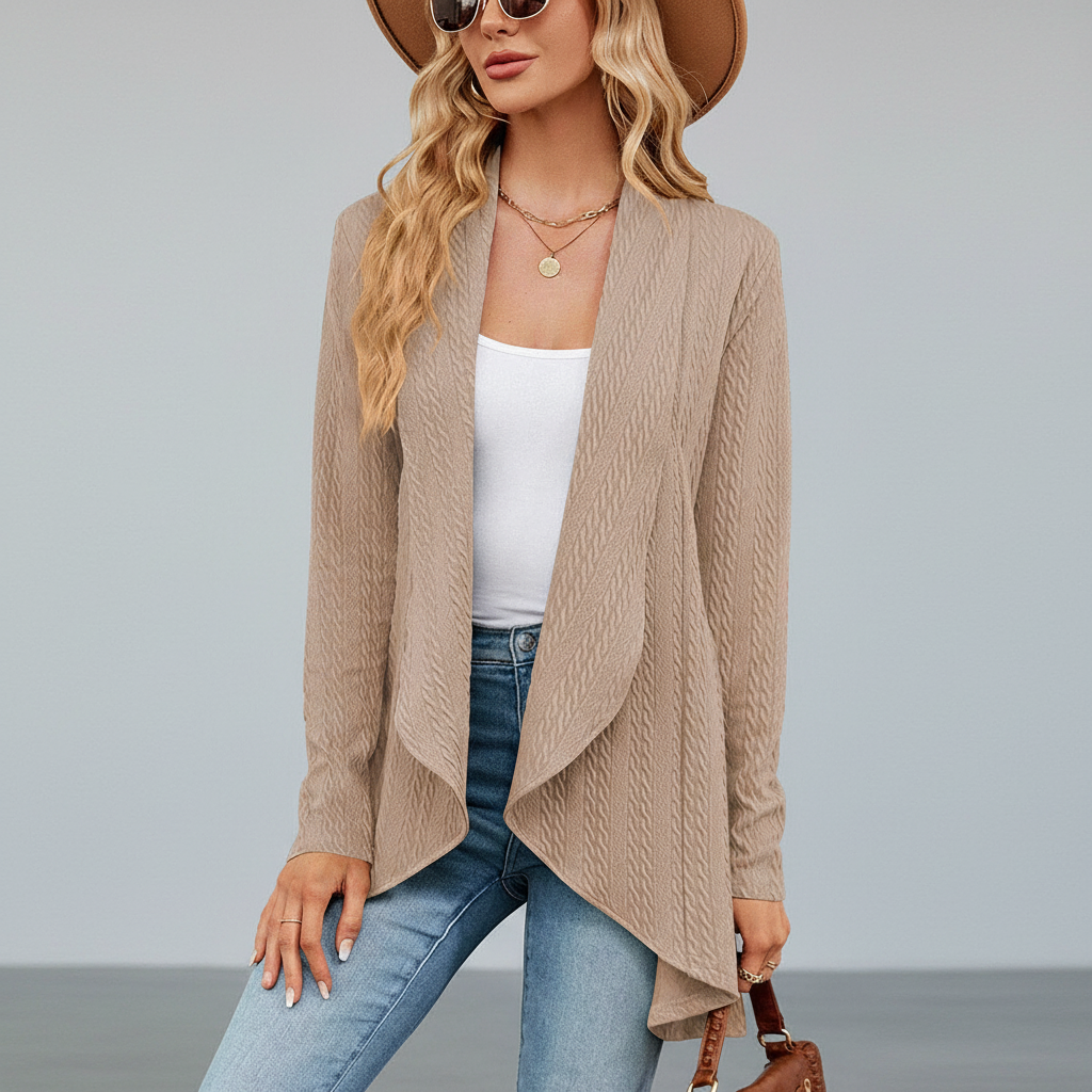 Vest met open voorkant