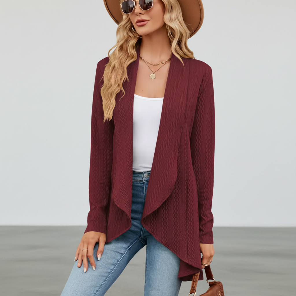 Vest met open voorkant