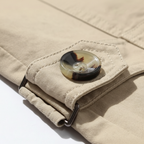 Gestructureerde trenchcoat met schoudervullingen