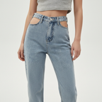 Stylische jeans met cut-outs