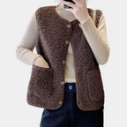 Casual geknoopte damesbodywarmer