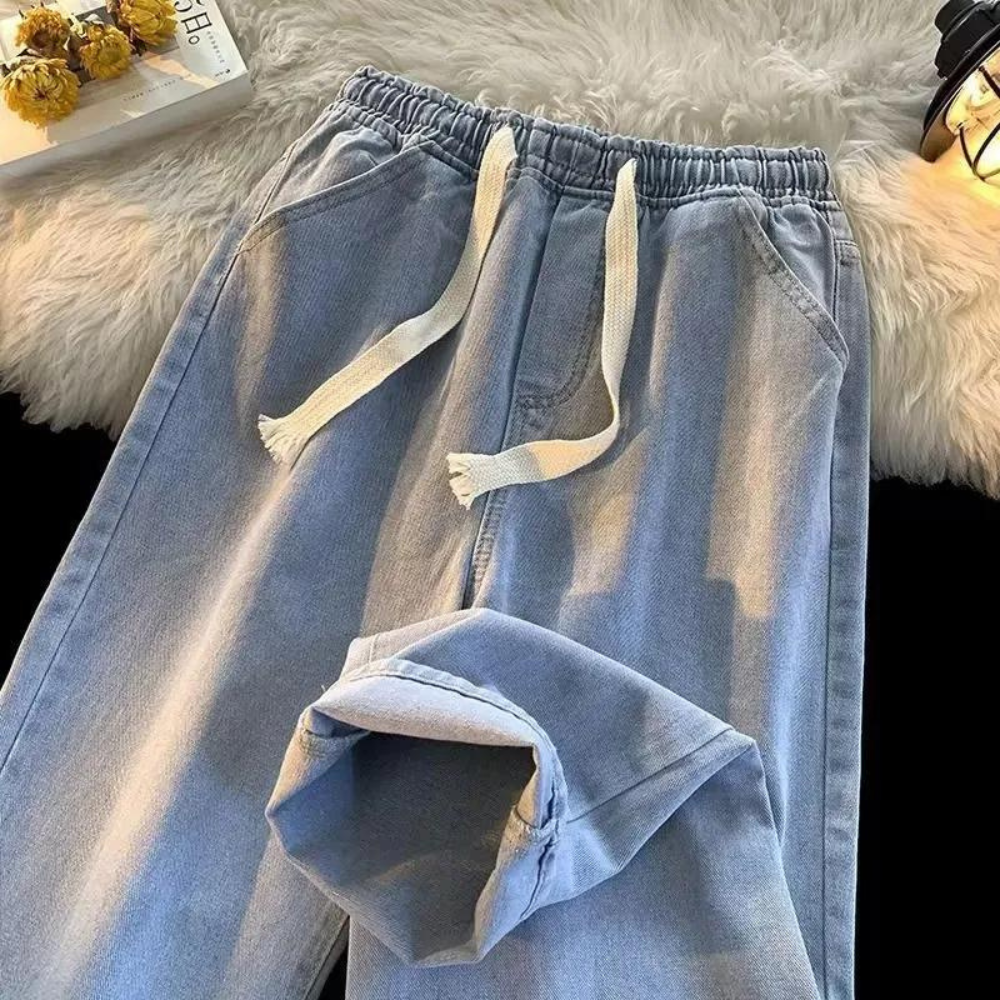 Denim jogger voor heren