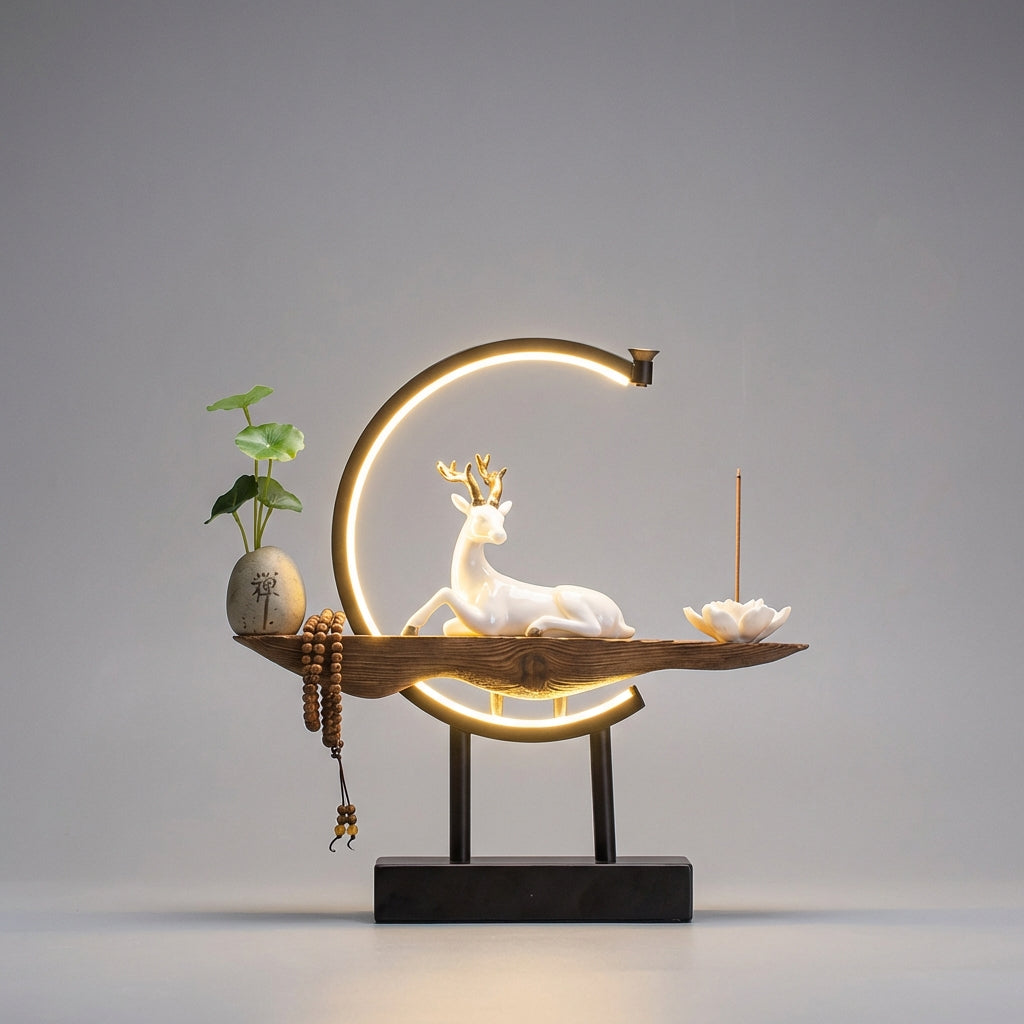 Decoratieve tafellamp-sculptuur