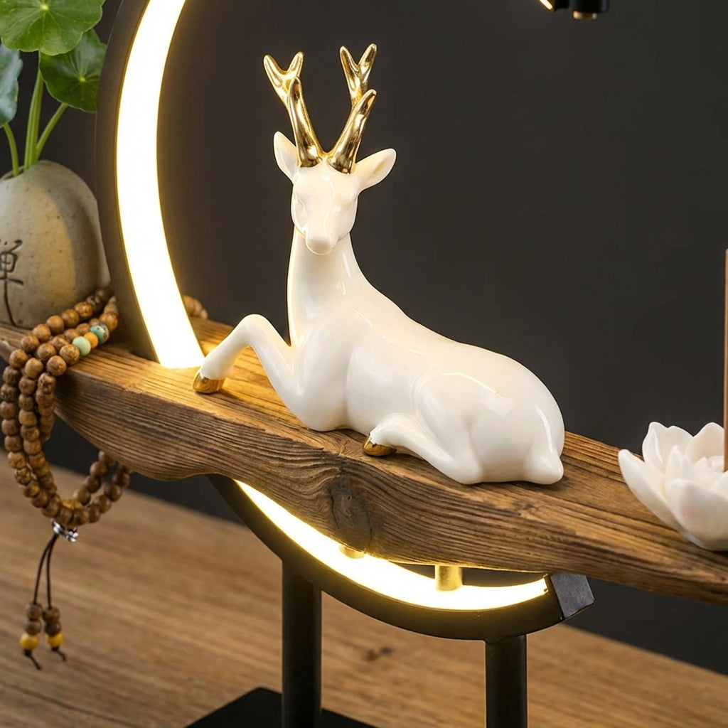 Decoratieve tafellamp-sculptuur
