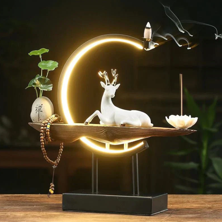 Decoratieve tafellamp-sculptuur