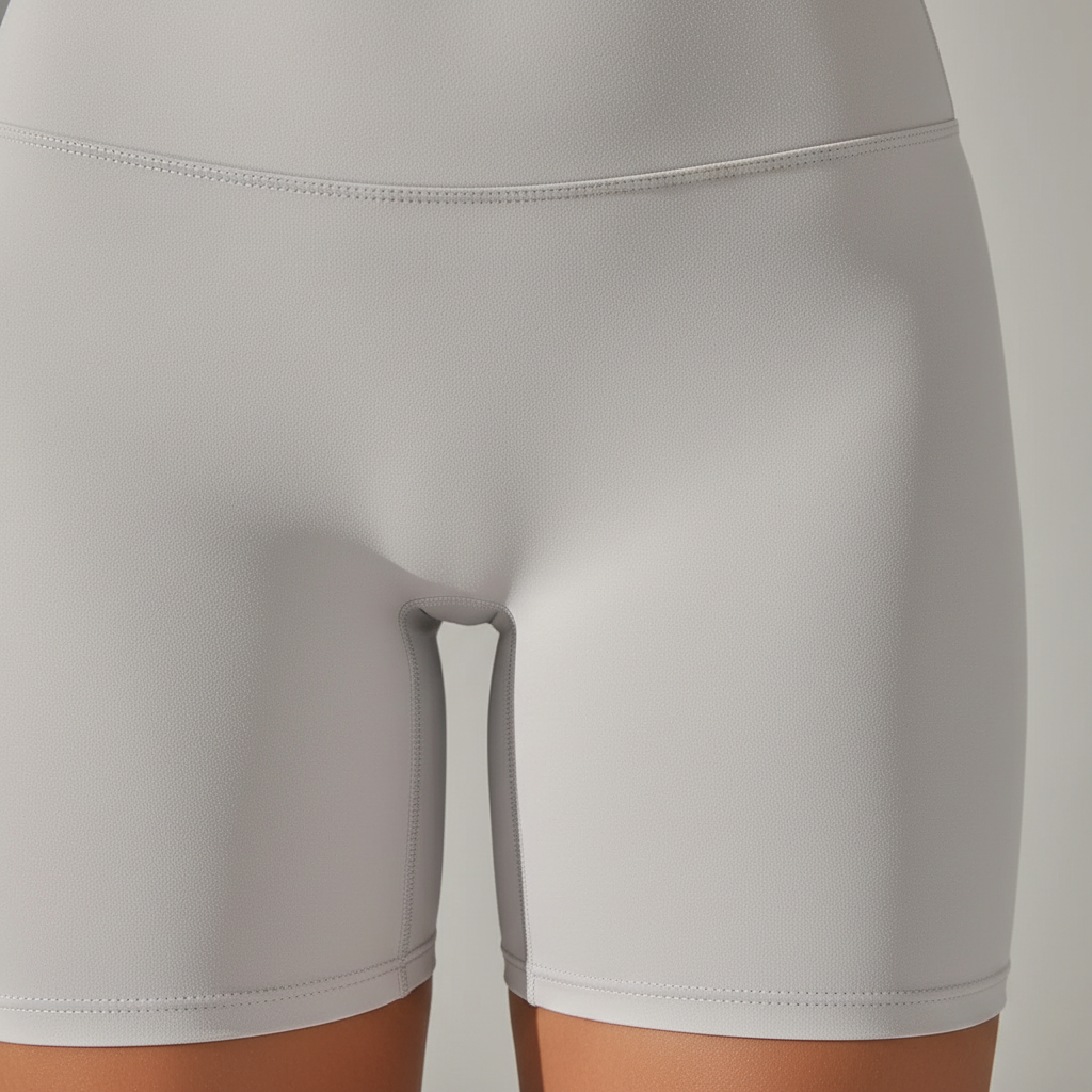 Sportshorts met hoge taille