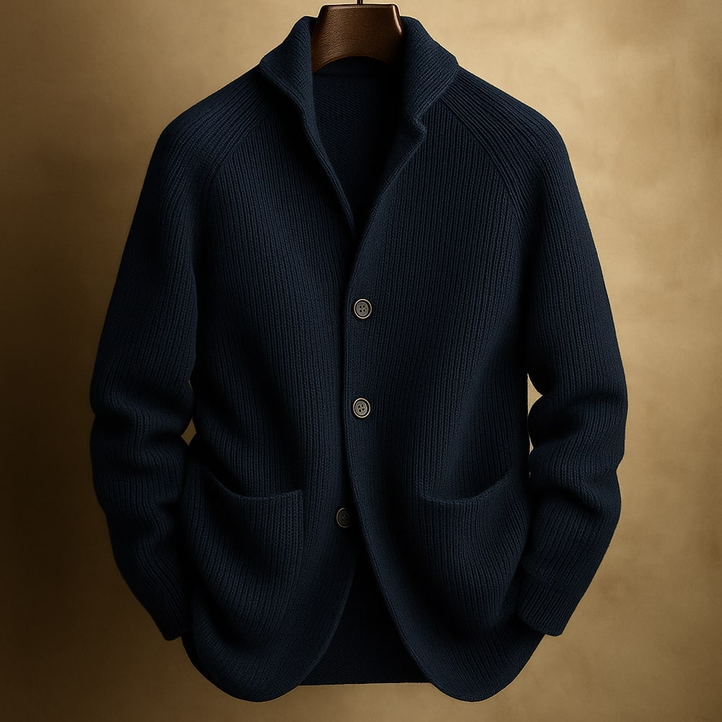 Getailleerd vest met sjaalkraag