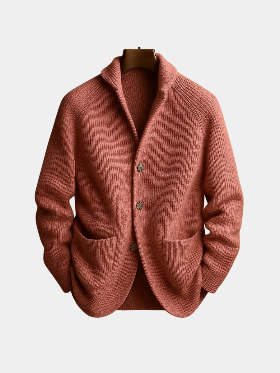 Getailleerd vest met sjaalkraag