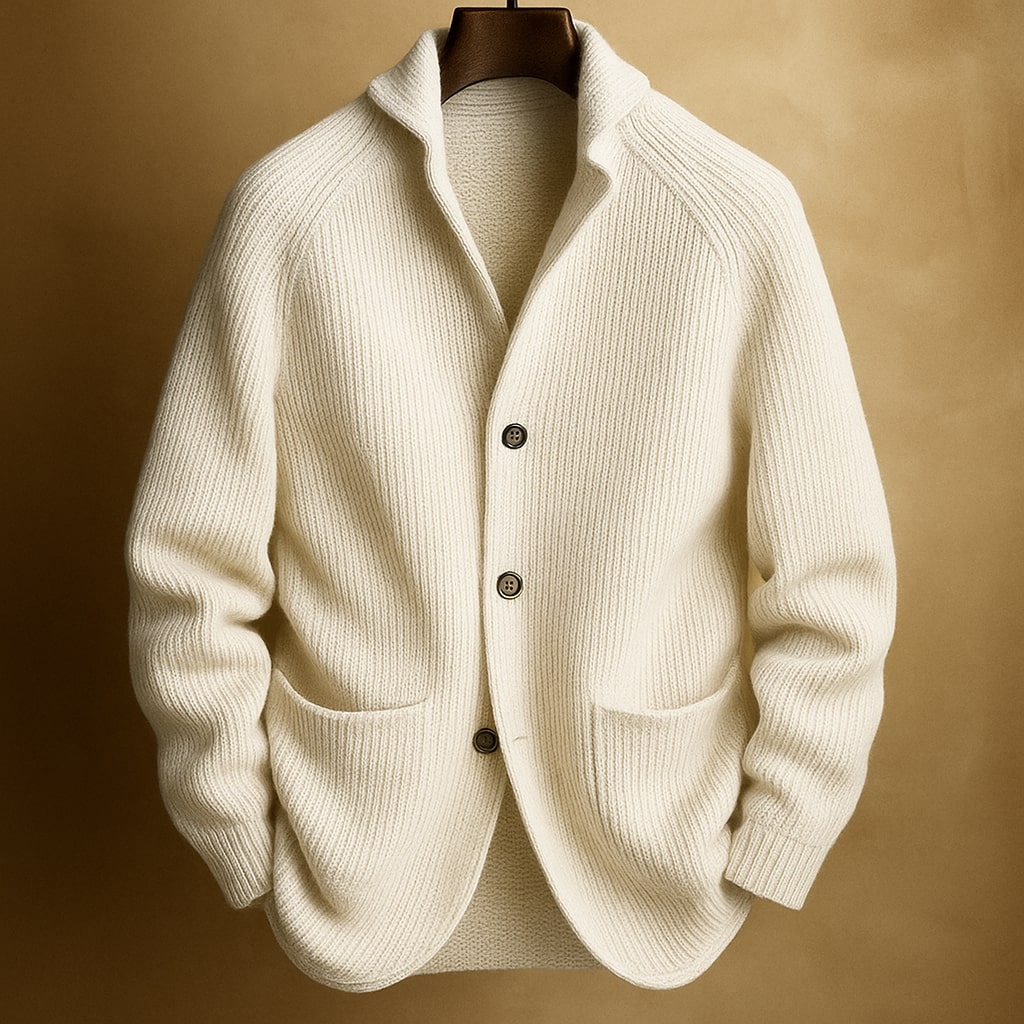 Getailleerd vest met sjaalkraag