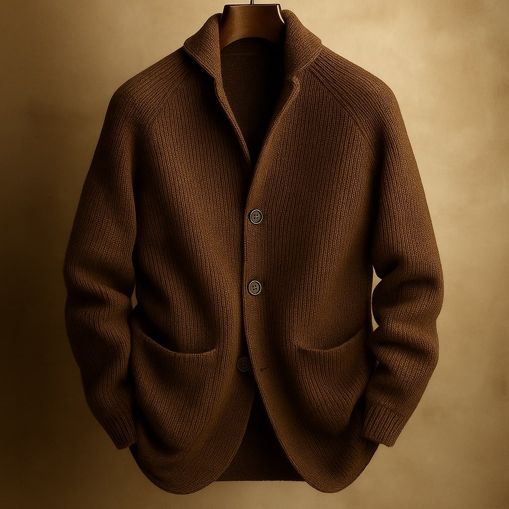 Getailleerd vest met sjaalkraag