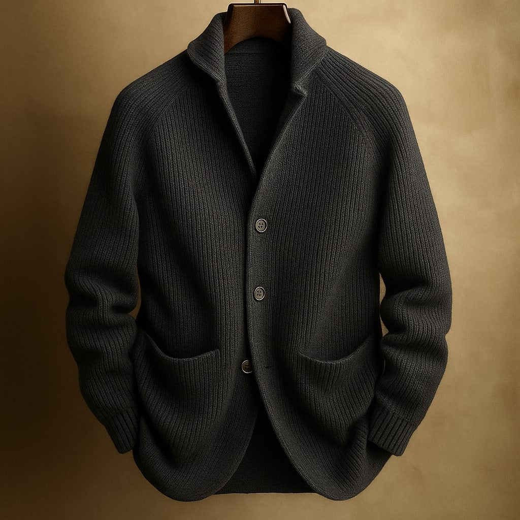 Getailleerd vest met sjaalkraag