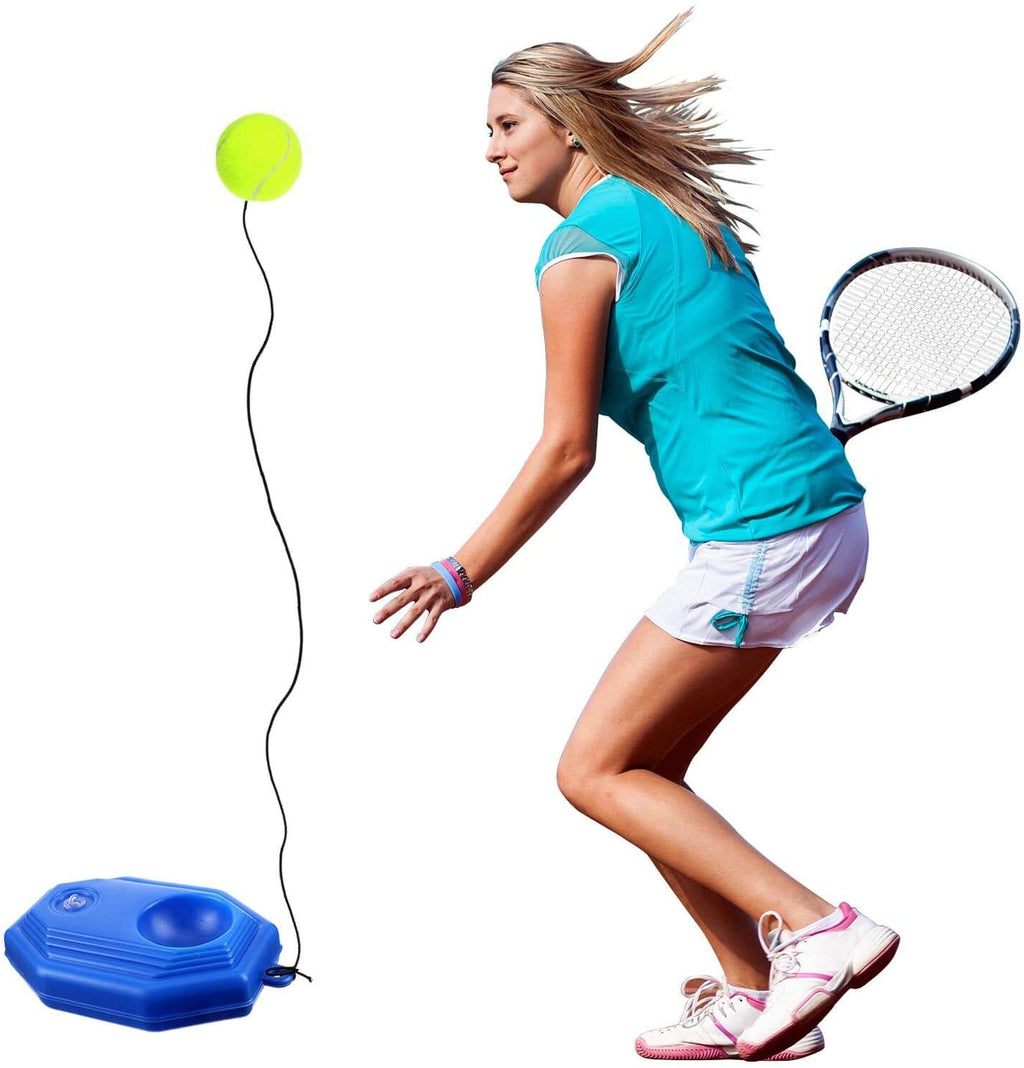 Draagbare tennissen trainer terugkaats bal