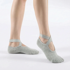 Gestructureerde antislip yogasokken