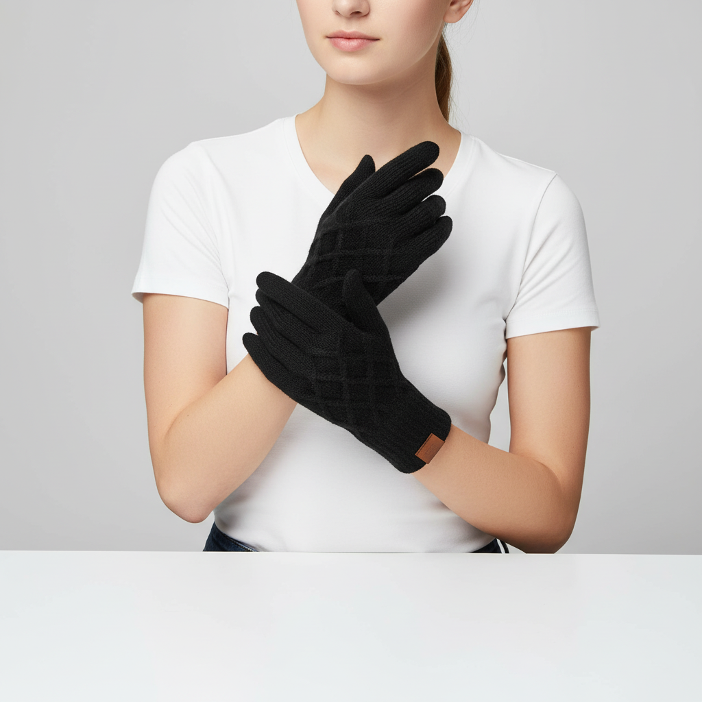 Thermisch gebreide binnenvoering handschoenen — afbeelding 2